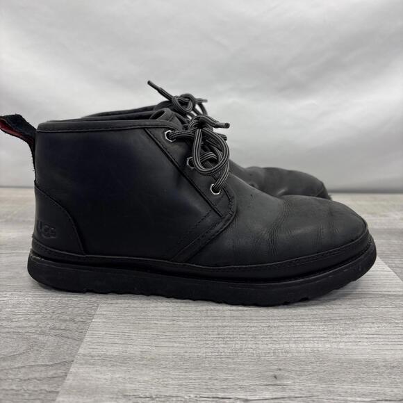 UGG Other - UGG Neumel Weather II Waterproof Black Leather Chukka Boots Size US 11 Men